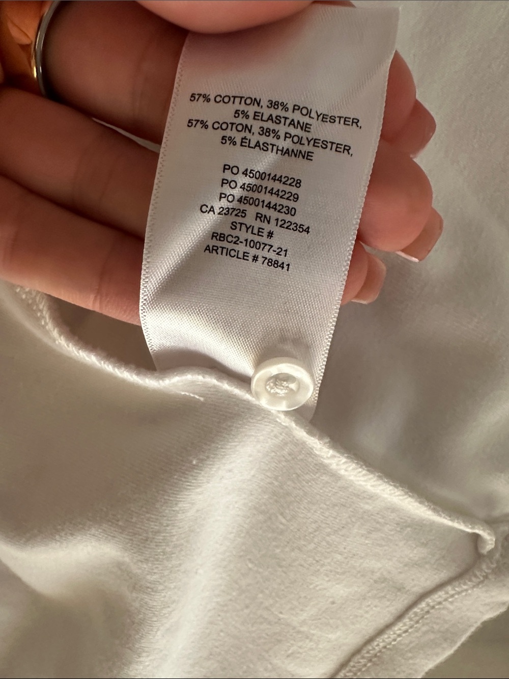 Sunday Best White Button-Front Crop Cardigan - Picture 6 of 7